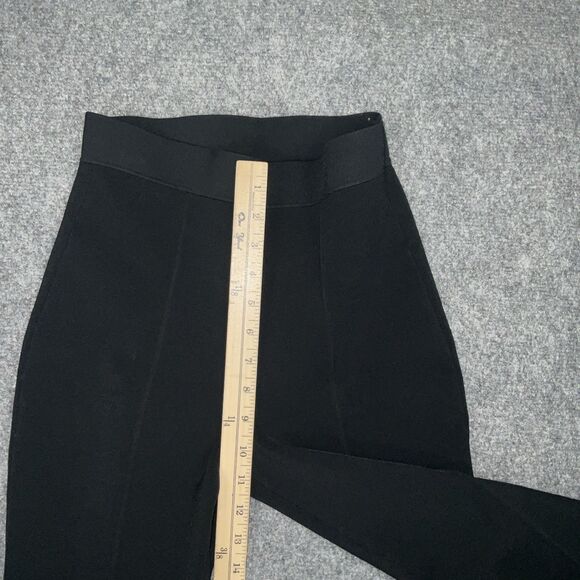 ALC A.L.C. Pants Womens Size S Black Ponte Cropped Ankle Flare - Picture 5 of 9